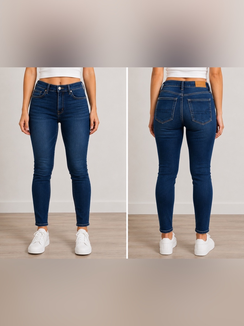 American Eagle Dream Jegging Dark Wash Skinny Jeans Women’s Size 10 Short
